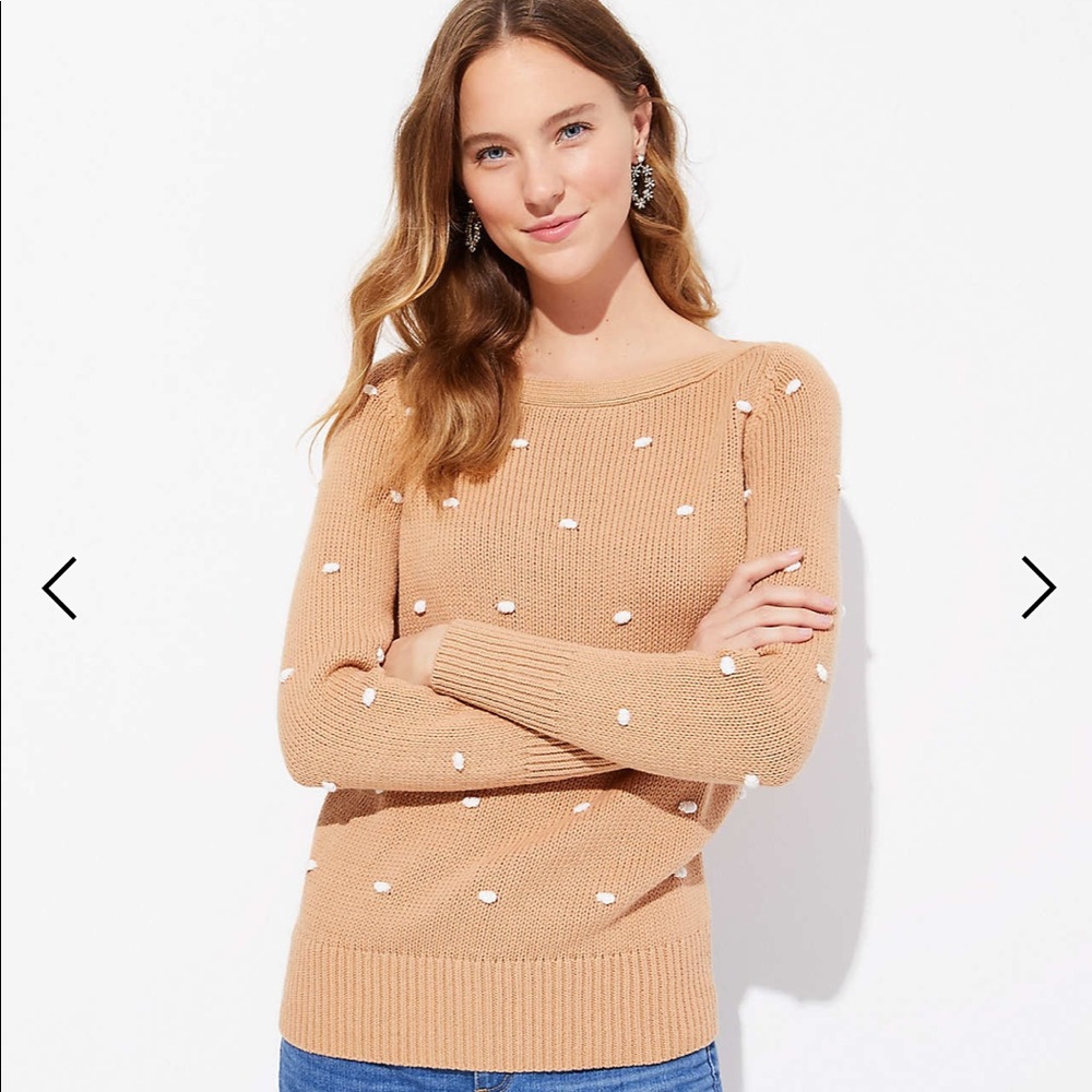 LOFT Bobble Stitch Sweater - Picture 3 of 4
